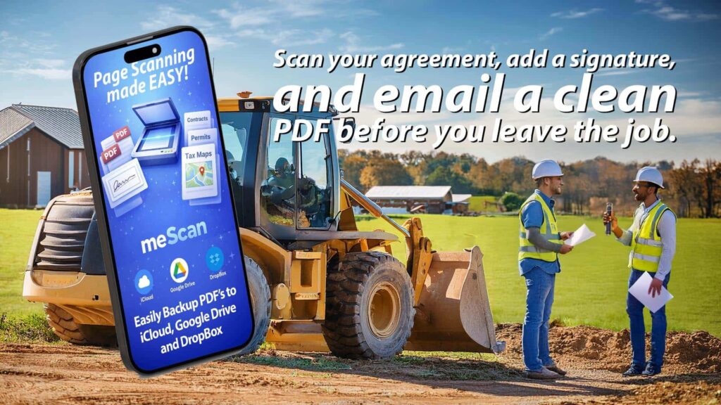 Worksite with meScan App