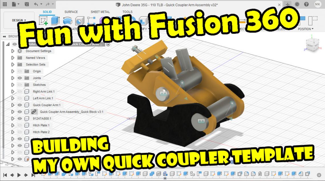 Fusion360 35G Coupler CAD Model