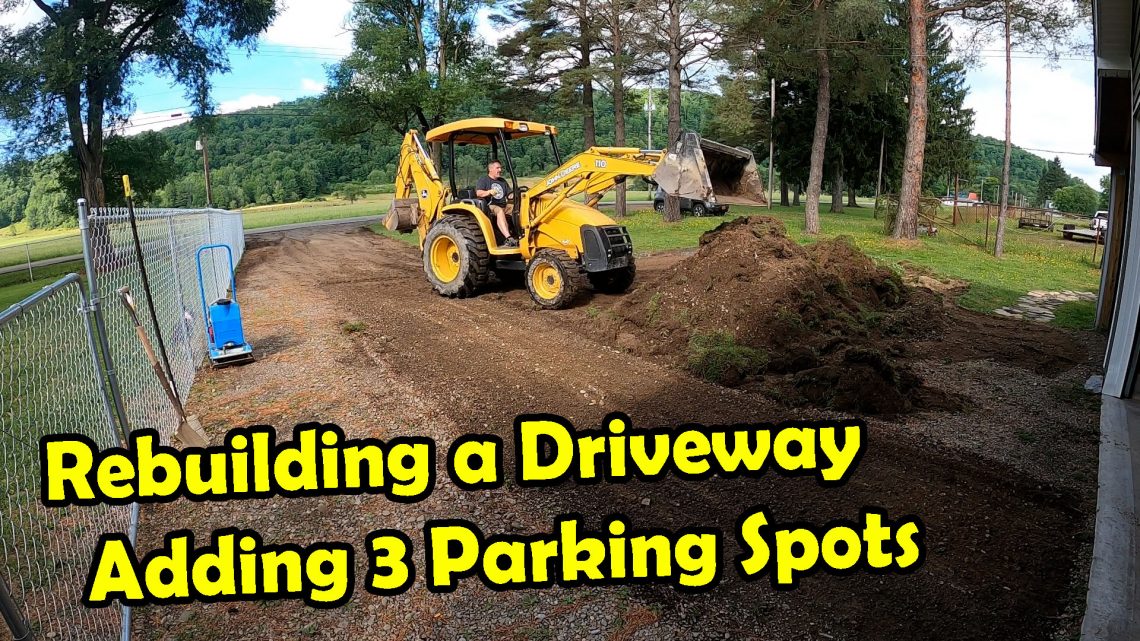 Rebuilding Limestone Driveway and adding Parking Spots